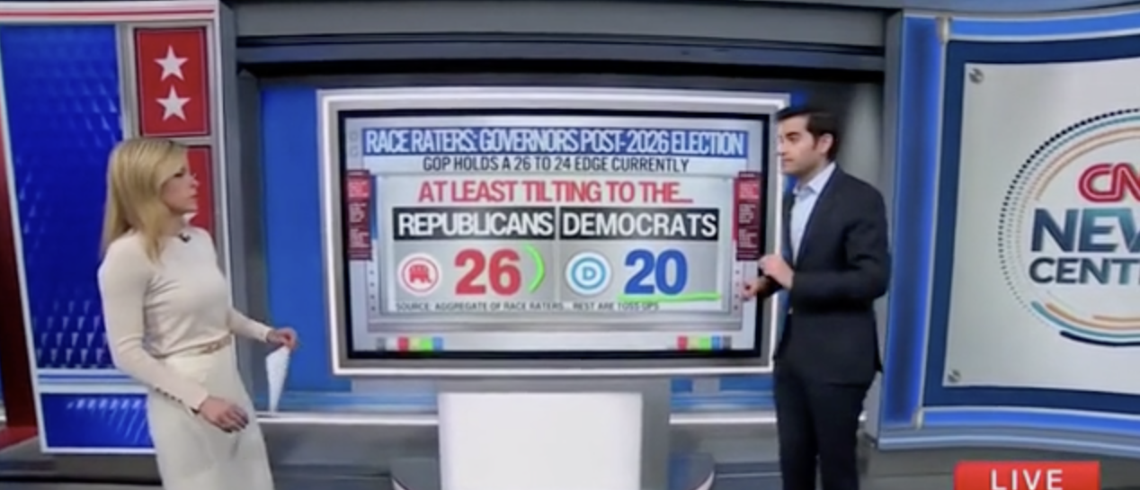 CNN Data Guru Sounds Alarm For Democrats In Upcoming Governors’ Races In 2026